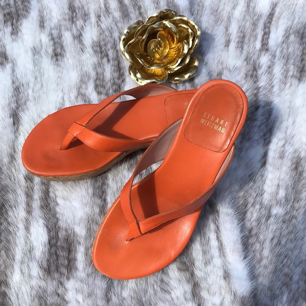 STUART WEITZMAN PLATFORM SANDALS🌾